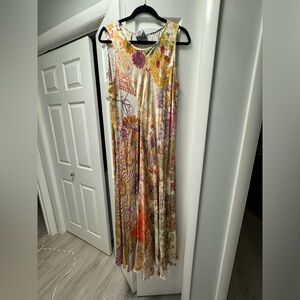 NWT Johnny Was Alyssa Maxi Dress Multi Floral